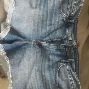 Abercrombie Blue Denim Cutoff Shorts